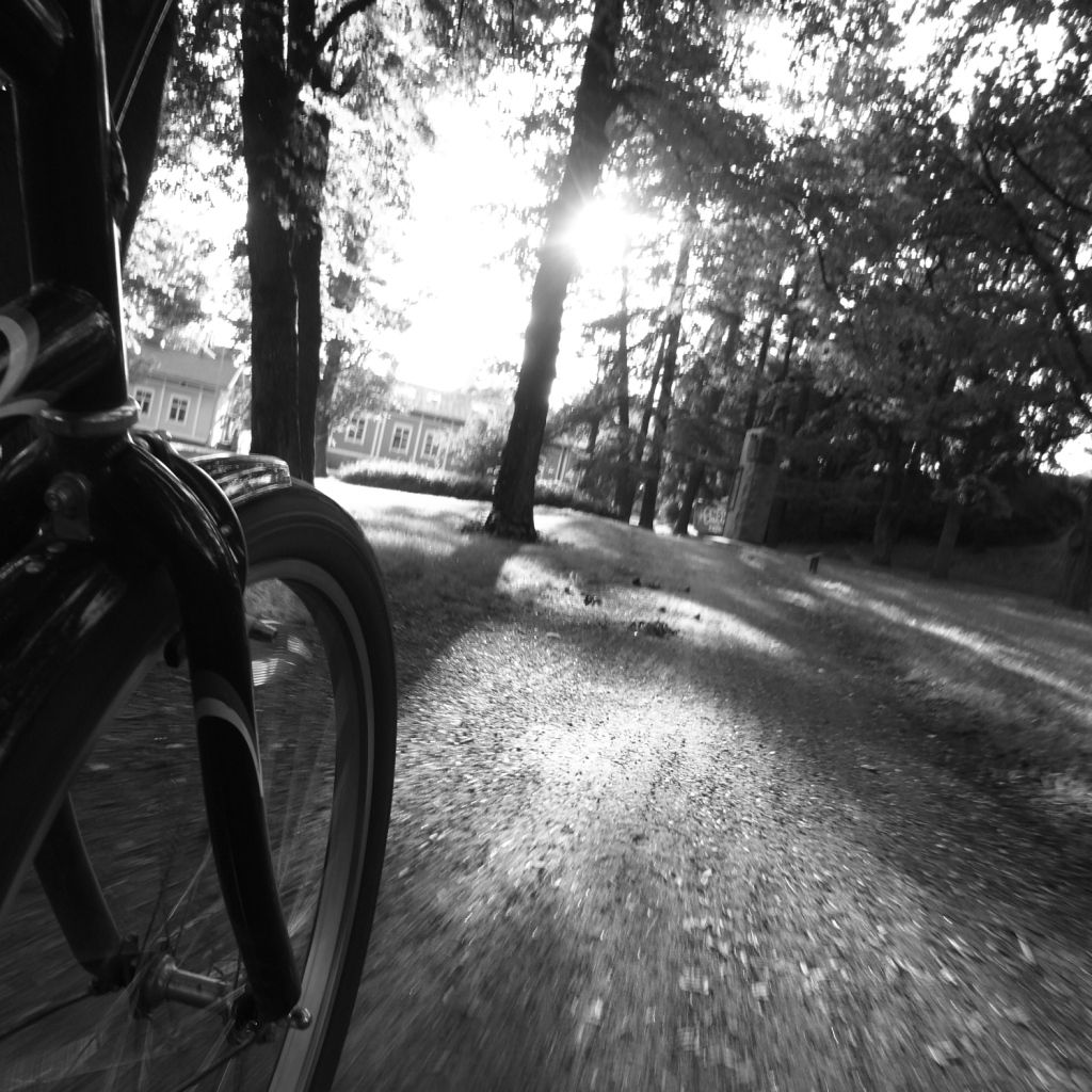 Riding through Turku